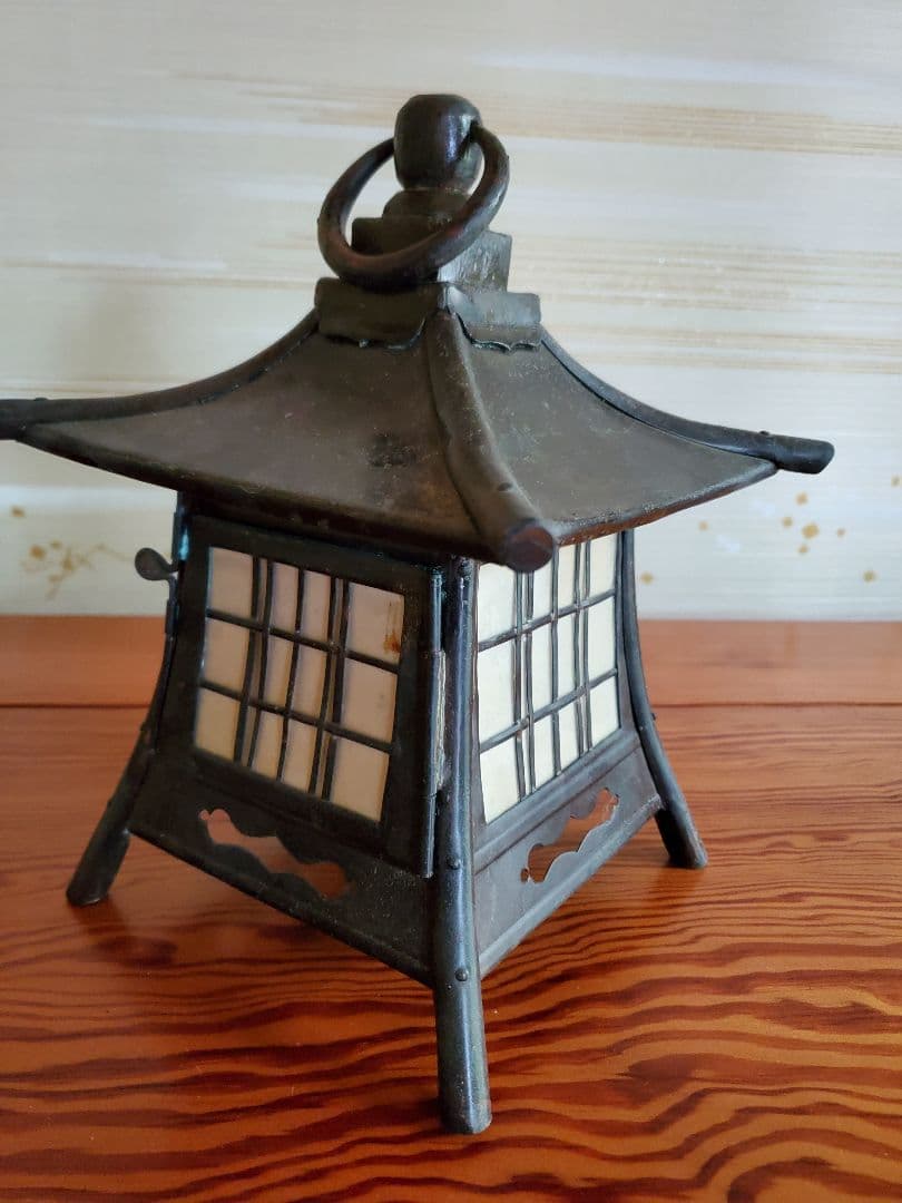 灯籠　銅製　年代物　アンティーク　美品　骨董品　No.2