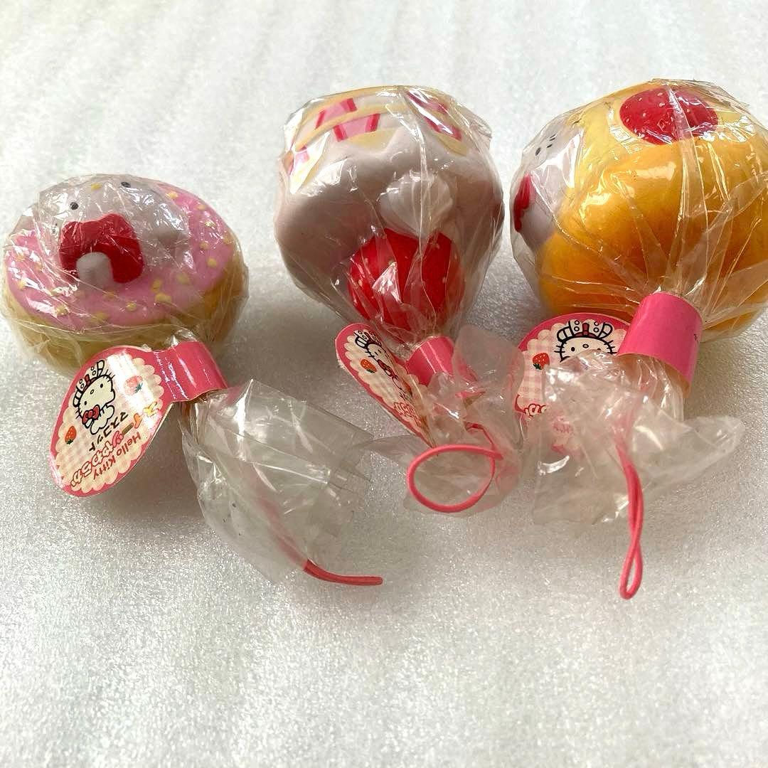ハローキティ スイーツやわらか マスコット ストラップ スクイーズ ご当地キティ