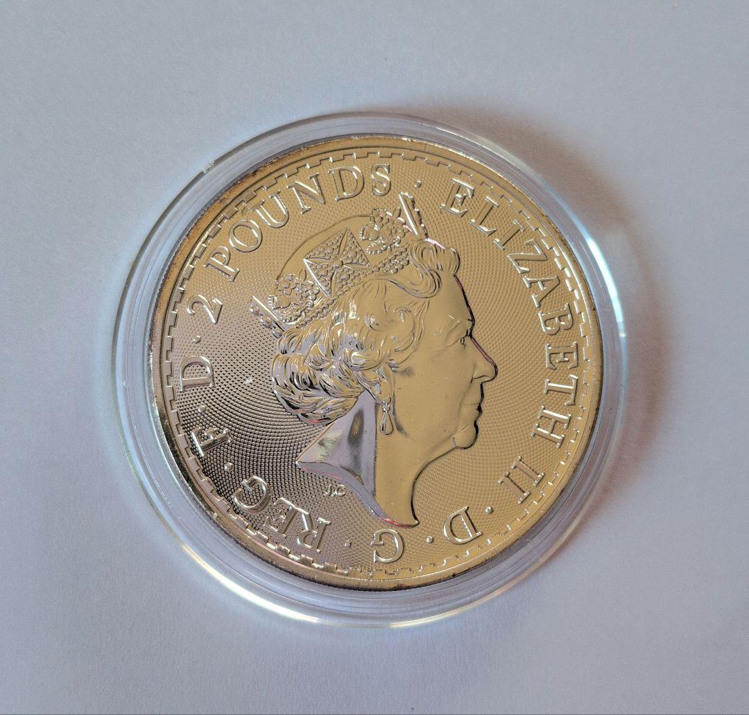 2021年イギリス・ブリタニア銀貨1オンス