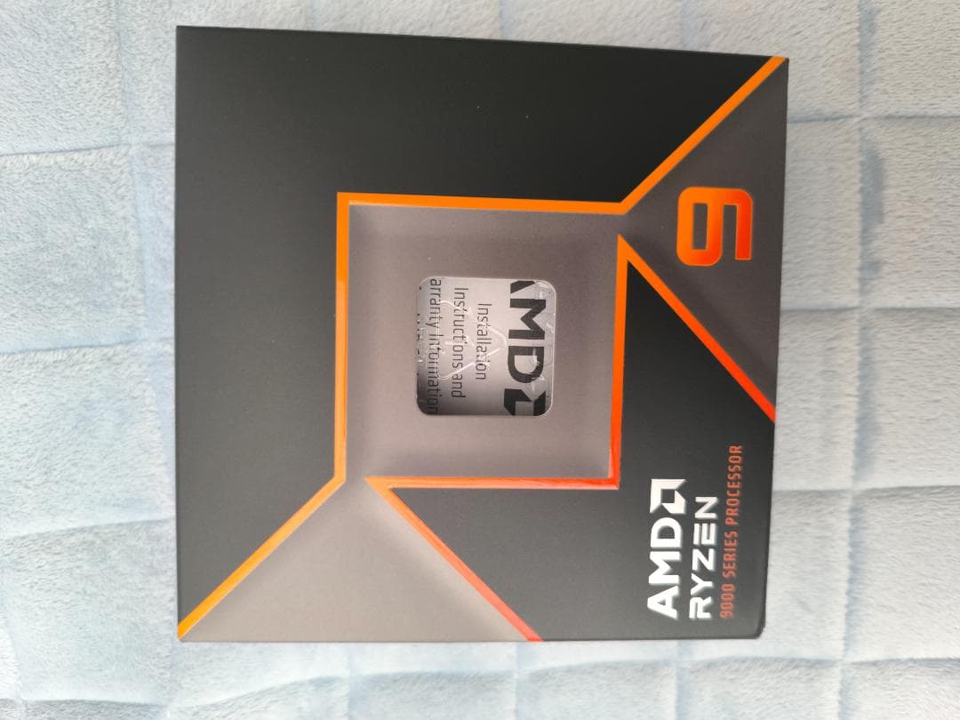AMD Ryzen 9 9950X (16C/32T、4.3GHz、170W)