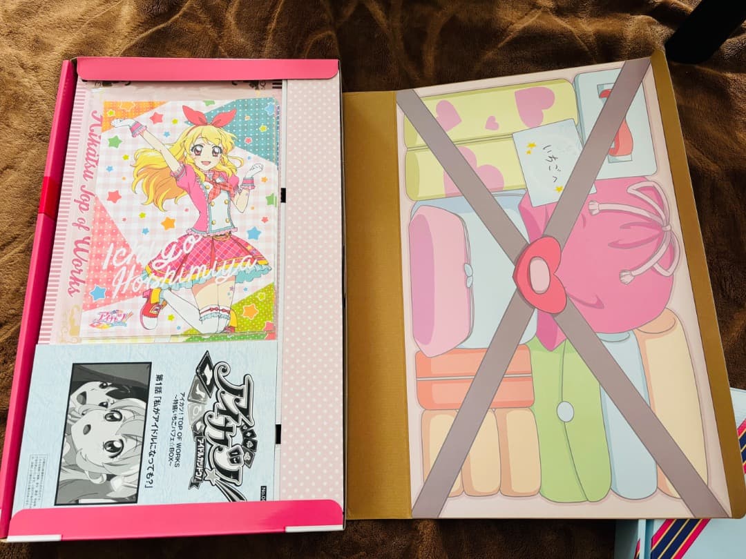 アイカツ　TOP OF WORKS vol. 1 & 2 いちご、あかりBOX