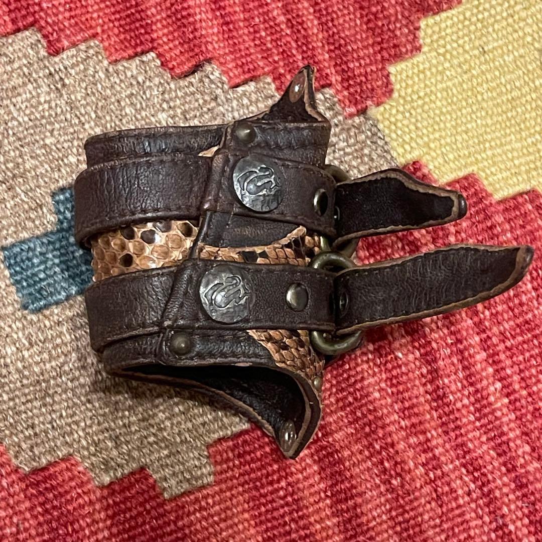 KMRii Kmrii ケムリ　レザー　バングル　リストバンド　ブレスレット