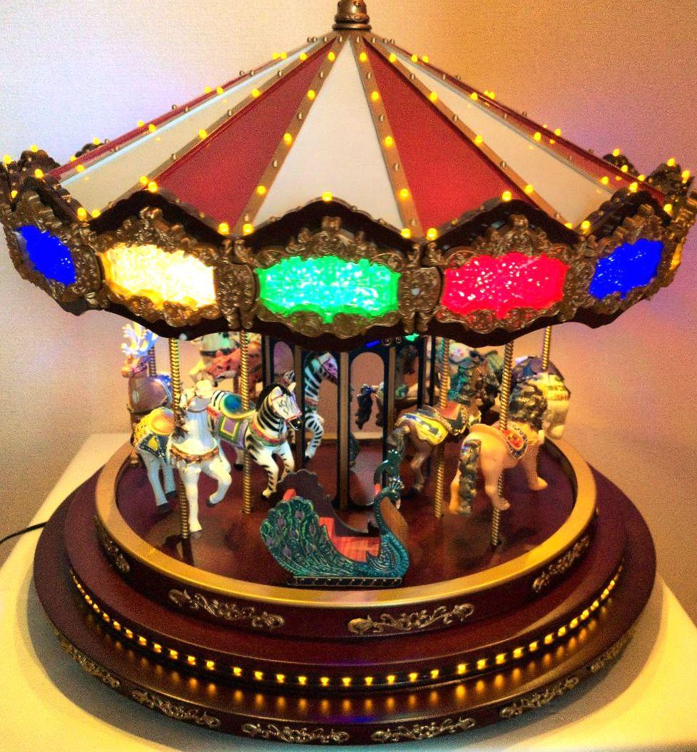 ミスタークリスマス カルーセル　メリーゴーランド　クリスマス　大型　オルゴール