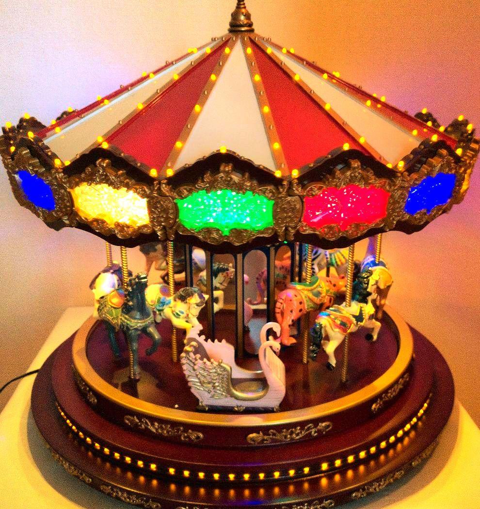 ミスタークリスマス カルーセル　メリーゴーランド　クリスマス　大型　オルゴール