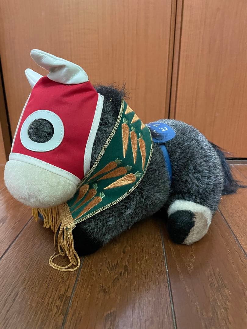 引退式　京都競馬場　ビワハヤヒデ　ぬいぐるみ