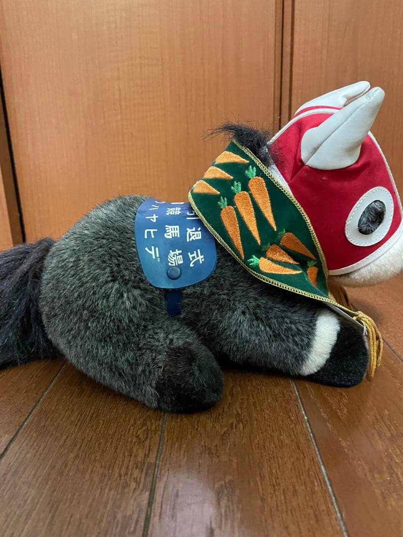 引退式　京都競馬場　ビワハヤヒデ　ぬいぐるみ
