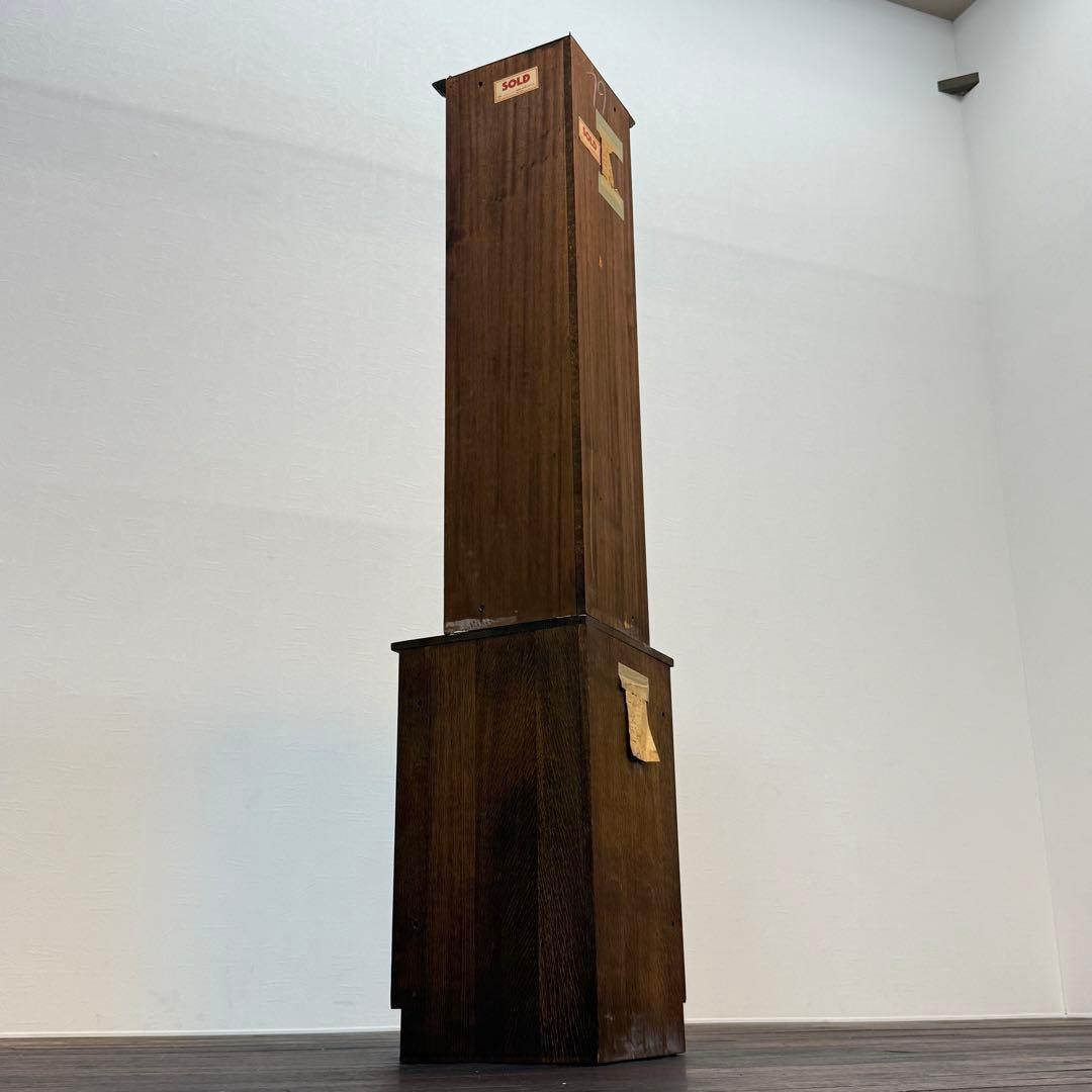 H110K27b アンティーク調 コーナーキャビネット