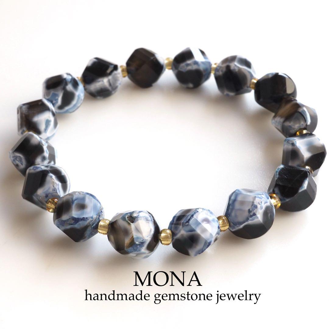 【Noel】天然アバロンシェルのデザインネックレストップ