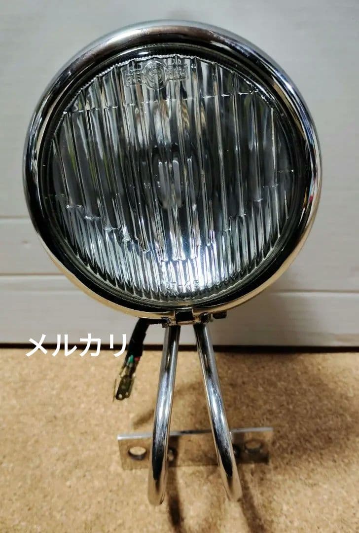 当時物、ビンテージ尖りガラスレンズヘッドライトになります☆激レア尖りガラスレンズ