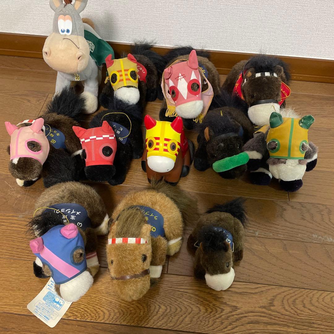 アバンティー　SEGA競馬ぬいぐるみまとめ　90年代活躍競走馬12頭セット