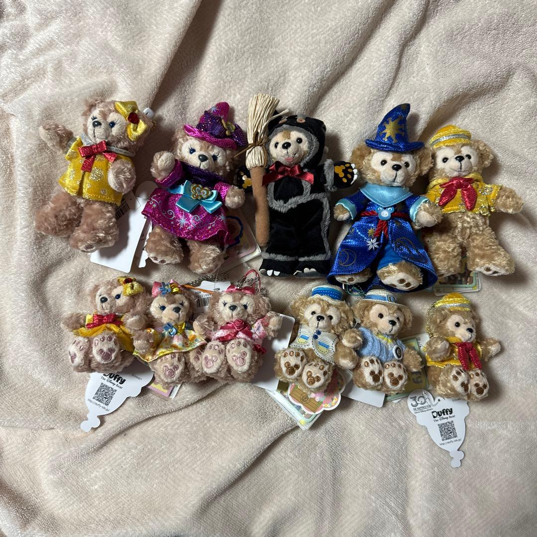 オープンマウス付き！ダッフィー 、シェリーメイぬいぐるみバッジ