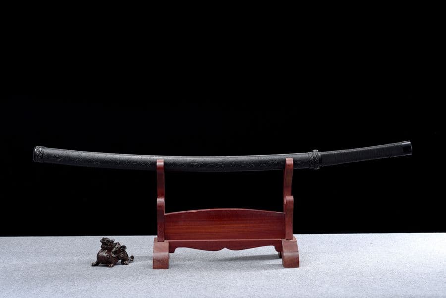 武士の刀を笑う03980220 古兵器 武具　刀装具　日本刀　模造刀 居合刀