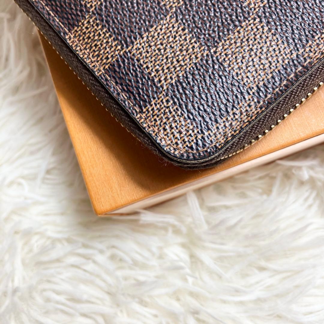 【美品】ルイヴィトン＊ダミエ ジッピー コンパクト N60028