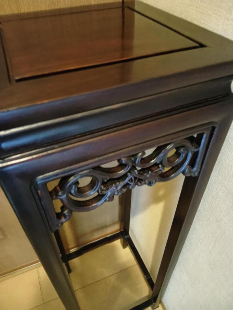 ▼2日だけ値下げします！　アンティーク風 花台 / サイドテーブル