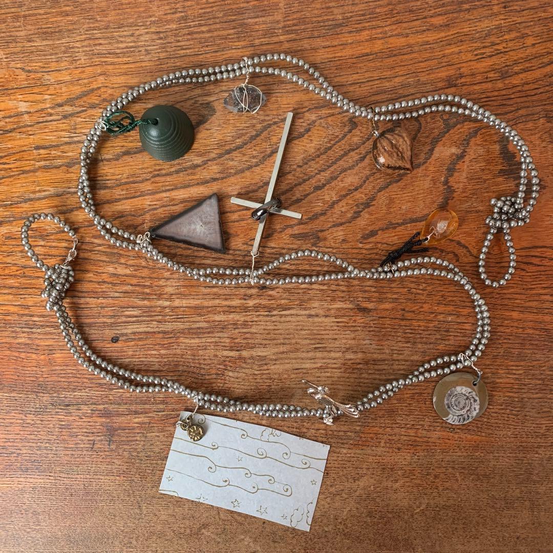 妻の作った　銀河鉄道の夜のガーランド　ますむらひろし派　標本のようなイメージ