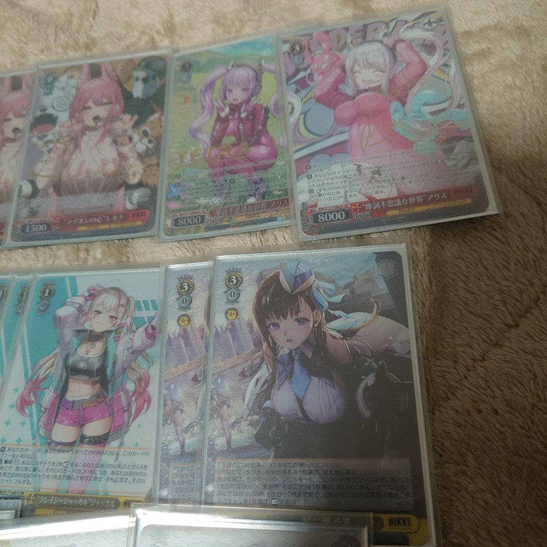 ニケ　扉電源　フルホイルデッキ(+少しサイン)+パーツ