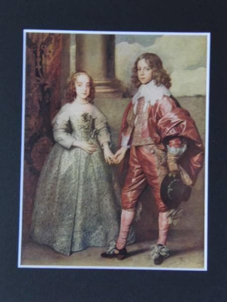 Anthony Van Dyck、ウィリアム王子 ,超希少,100年前の画集より
