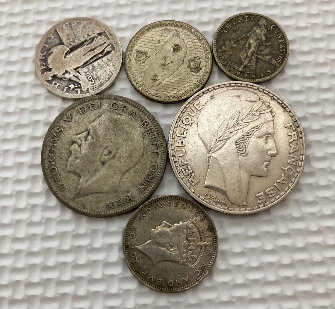 リ*オ様 b外国銀貨 6枚