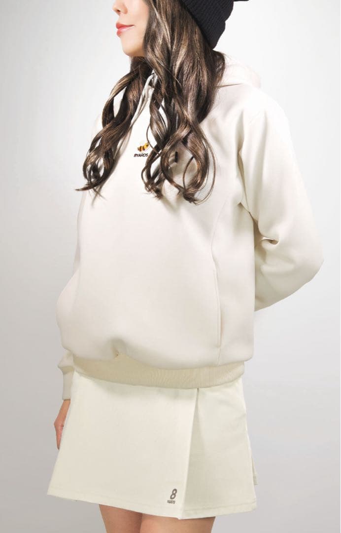 8YARDS 8ヤーズ ホワイト パーカー Laidback Hoodie 4G