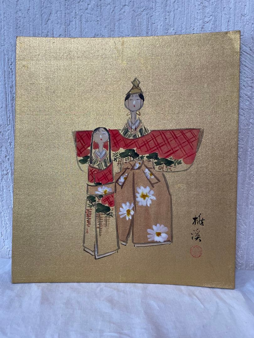 雛人形 立ち雛 木目込み人形 昭和レトロ ヴィンテージ 縁起物 プレゼント 置物