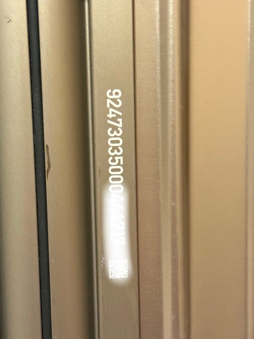 最終お値下げ‼️RIMOWAトパーズチタニウム 85L Check-In L