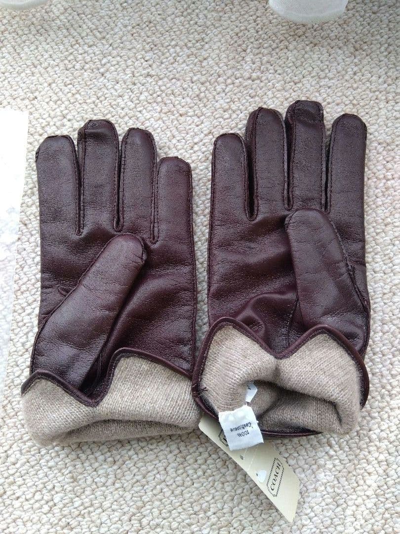 COACH(コーチ)革手袋　男性