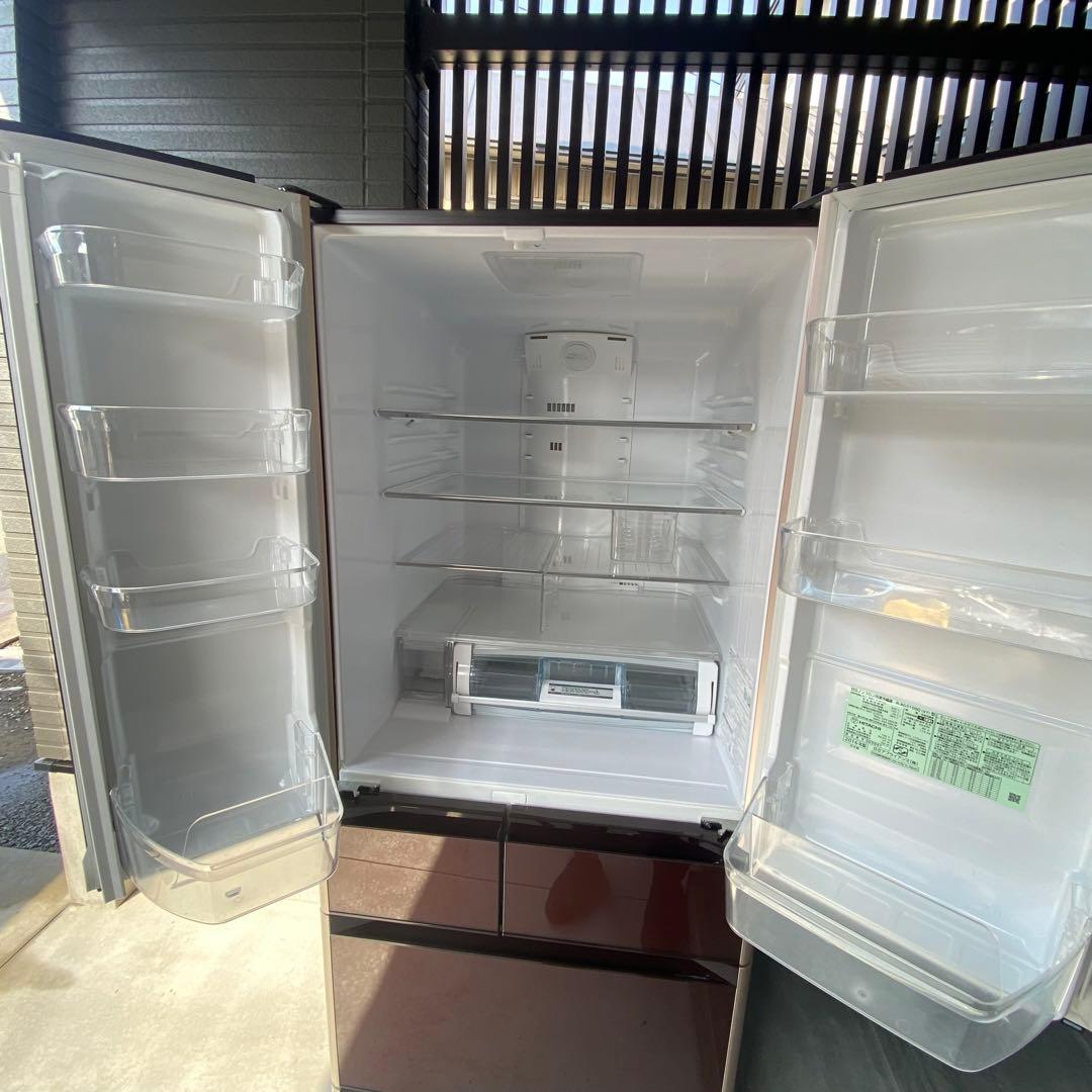 2016年製 日立 大型冷凍冷蔵庫 R-XG5100G 505L 動作確認済み