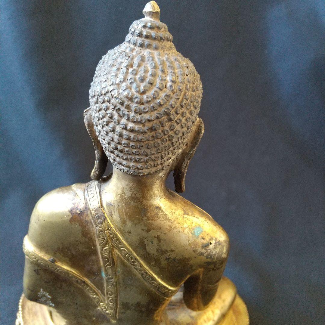 金銅  ラピスラズリ  仏像  貴重  骨董  茶道具