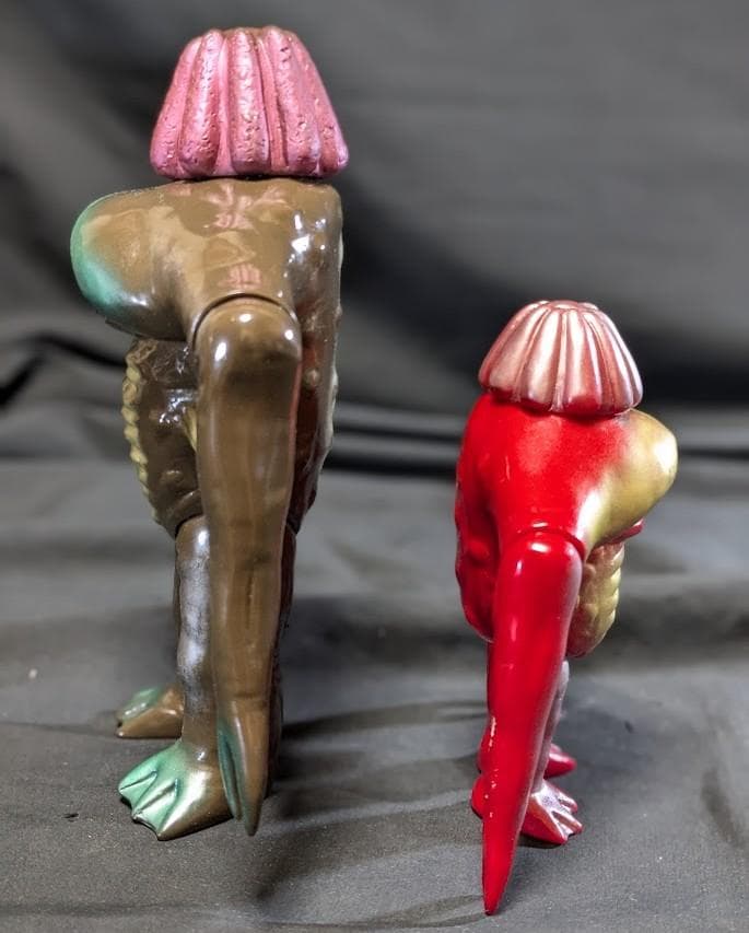 キュドラ「キャプテンウルトラ」登場怪獣（マーミット）ソフビフィギュア２体セット