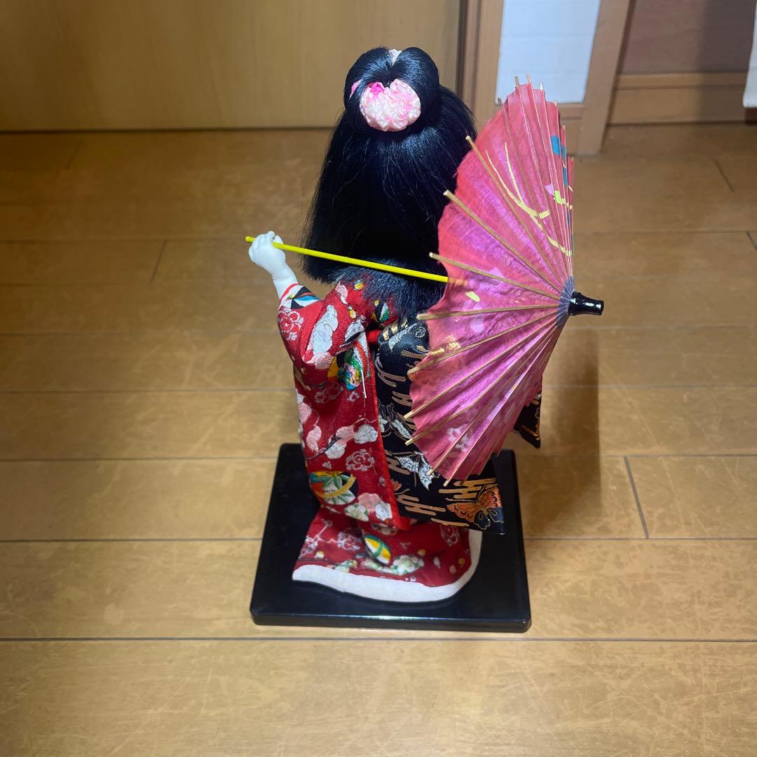 市松人形 玉善作 陶板 昭和レトロ