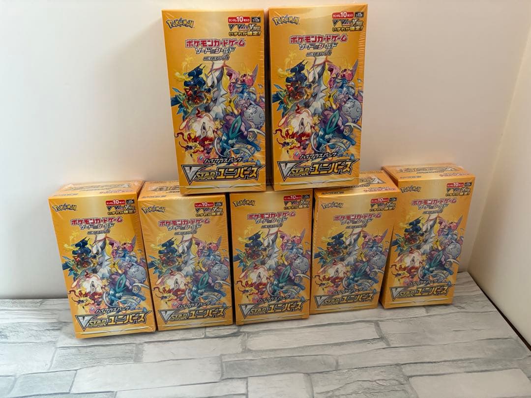 ポケモンカーVスターユニバース　新品　未開封 シュリンク付き7BOX セット