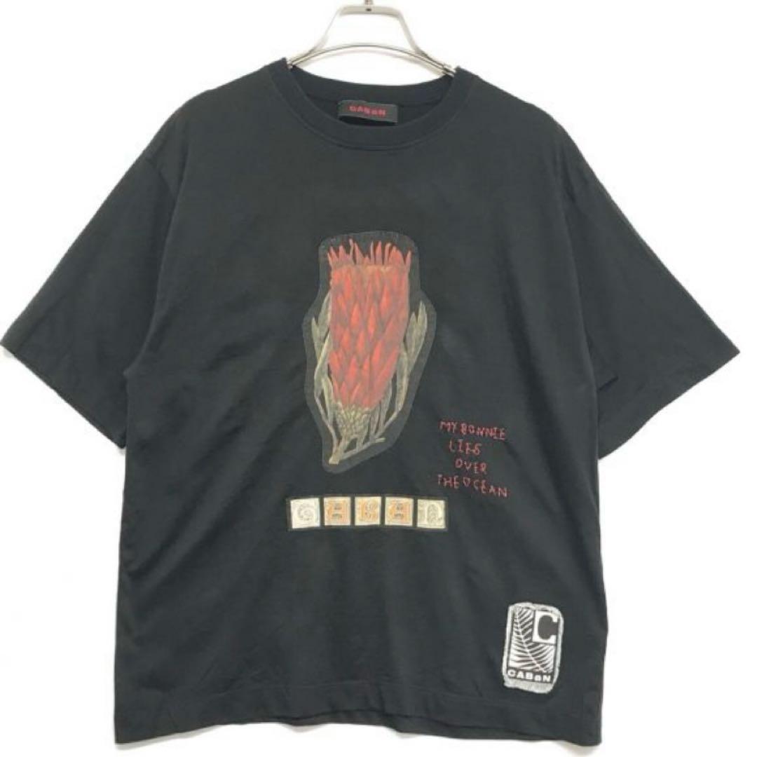 キャバン　CABaN　スビンコットン　パレルモプリント　Tシャツ