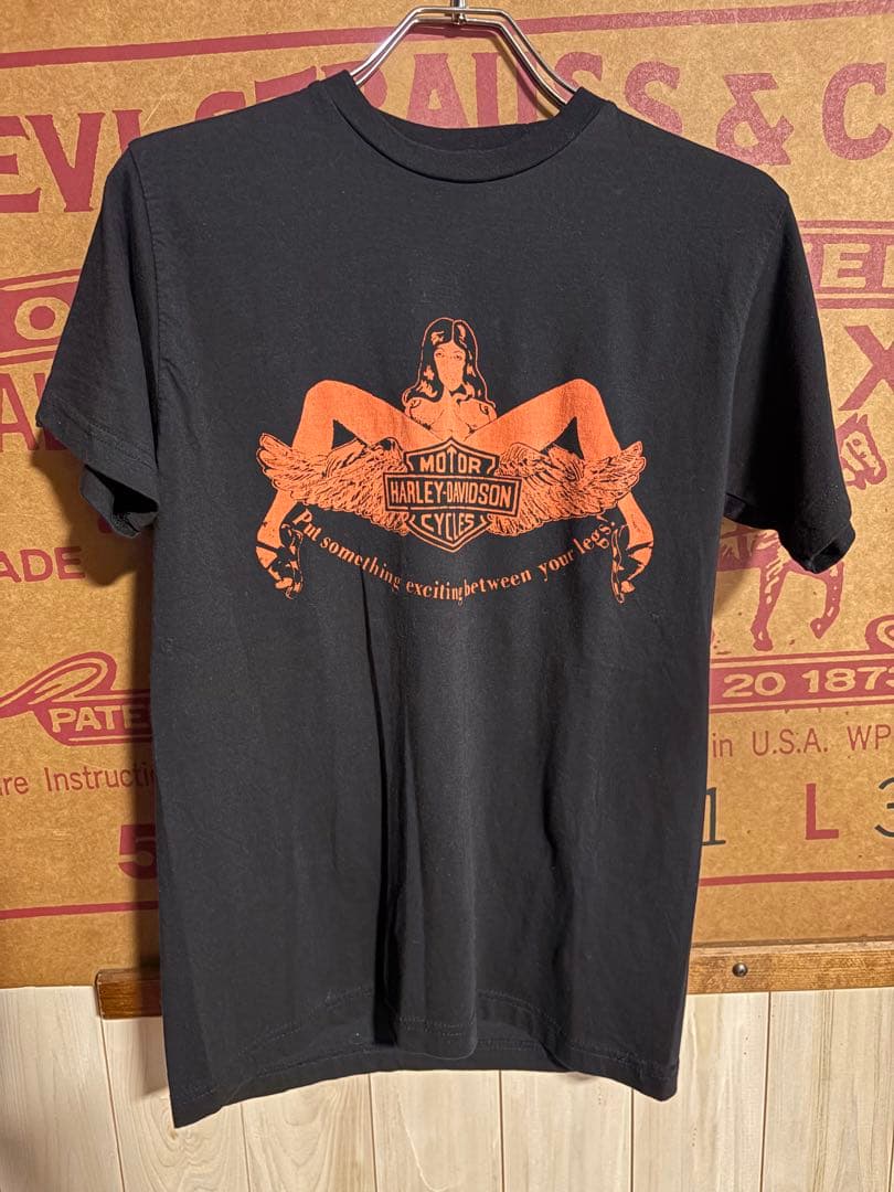 や*で様 harley-davidson m字開脚　tシャツ