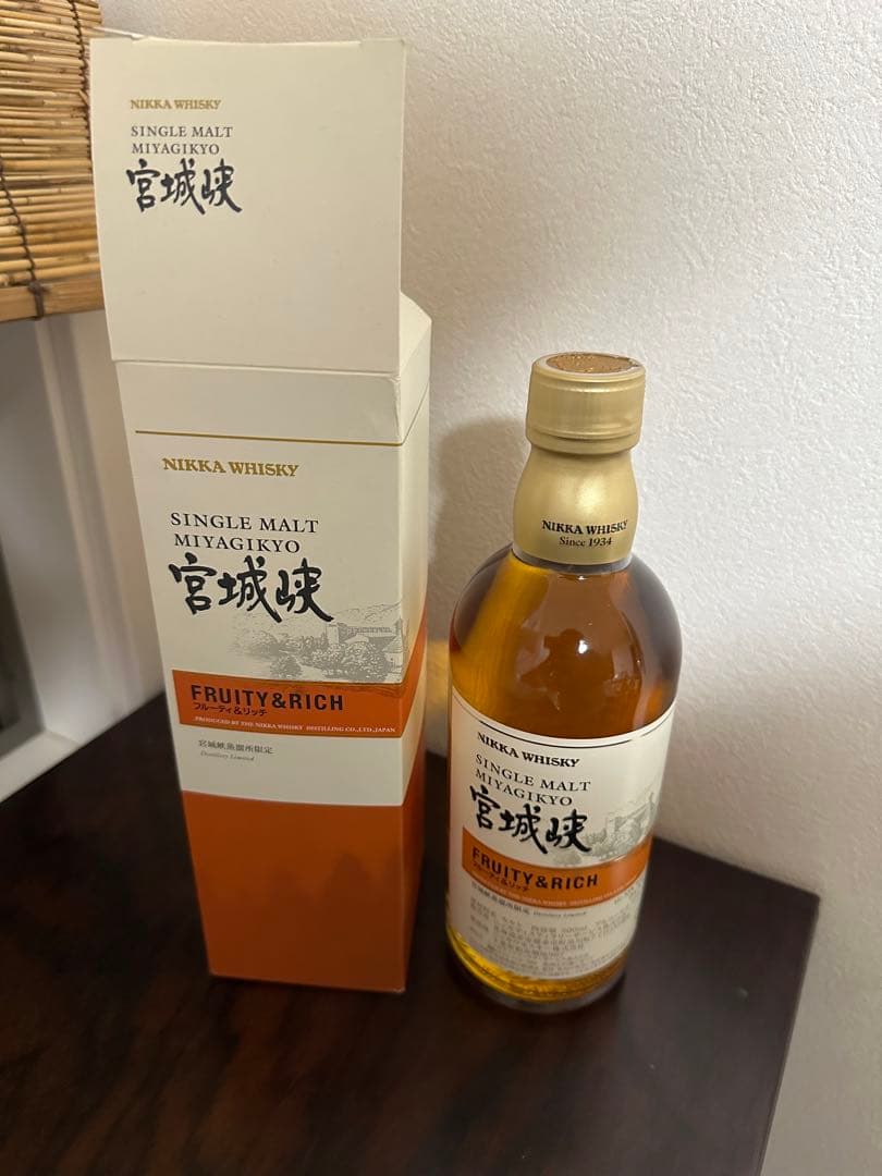 新品 宮城峡 蒸溜所限定 500ml フルーティ＆リッチ 箱付 ニッカウィスキー