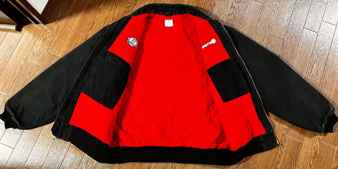 【希少】USA製 カーハート サンタフェジャケット J13 ブラック XL