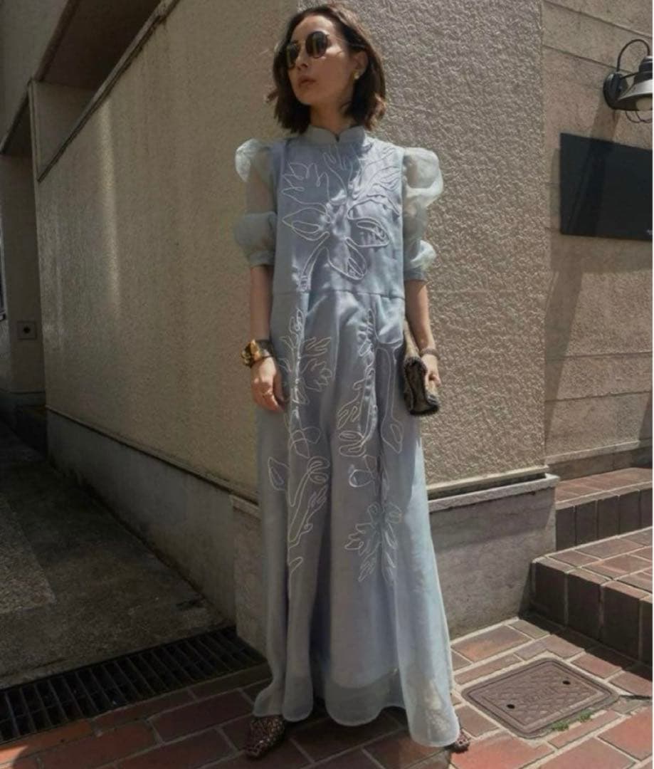 美品♡Ameri Medi Forest Embroidery Dress