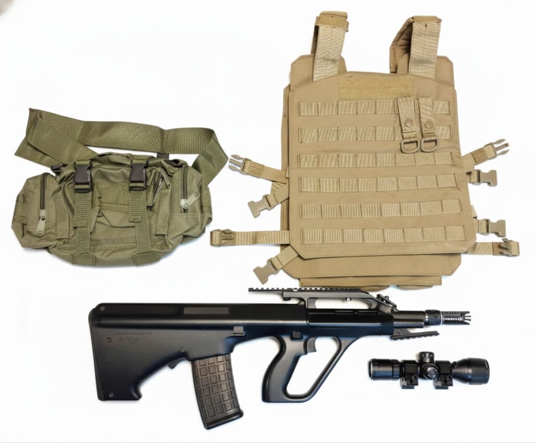 東京マルイ ステアーAUG ライラクス製装備 高性能スコープ　各種一式