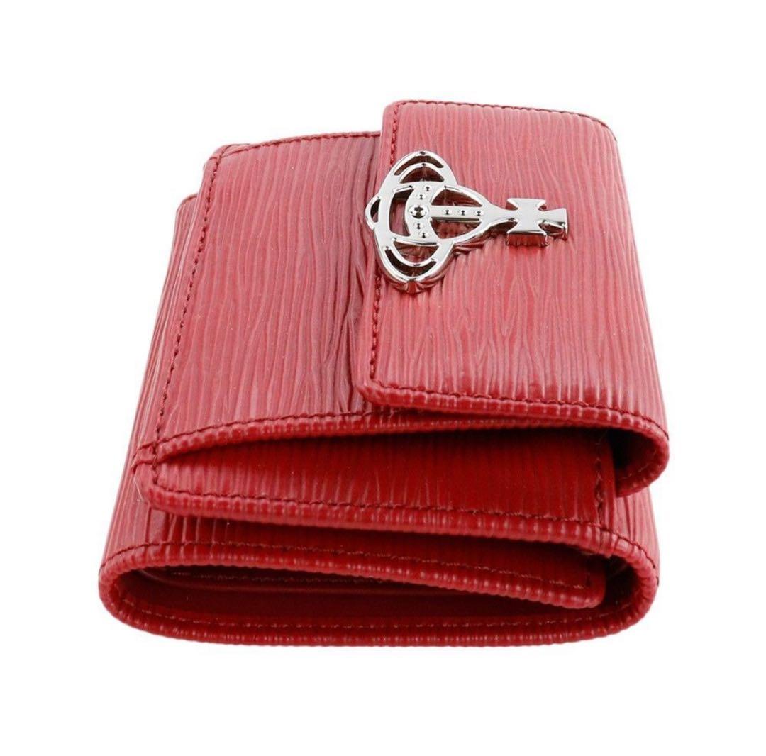 Vivienne Westwood 三つ折り財布 赤 銀マーク