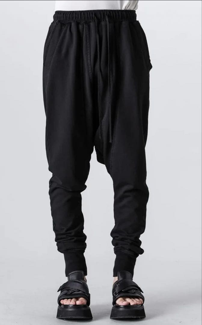 値下げ！超美品！！ユリウス24PREFWコットンスウェットシームドサルエルパンツ