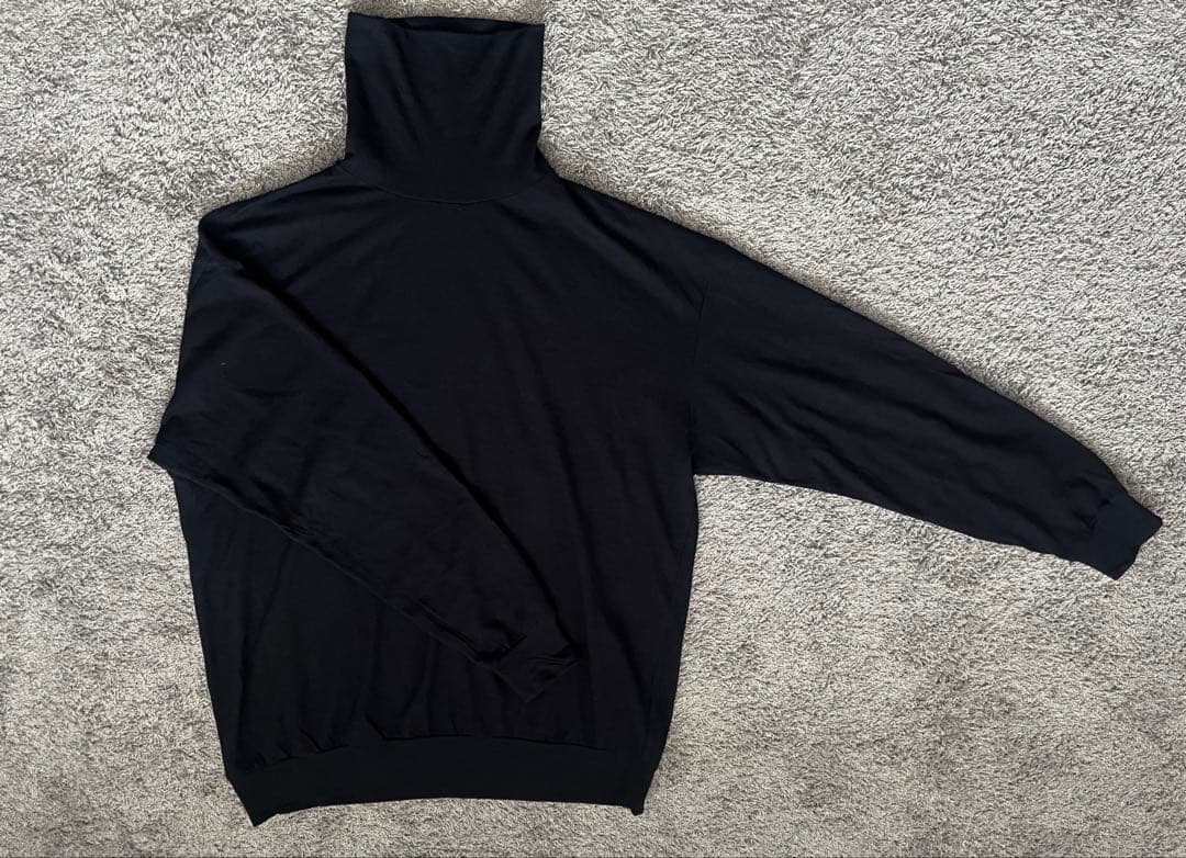 COMOLI 22AW ウール天竺長袖タートルネック サイズ3