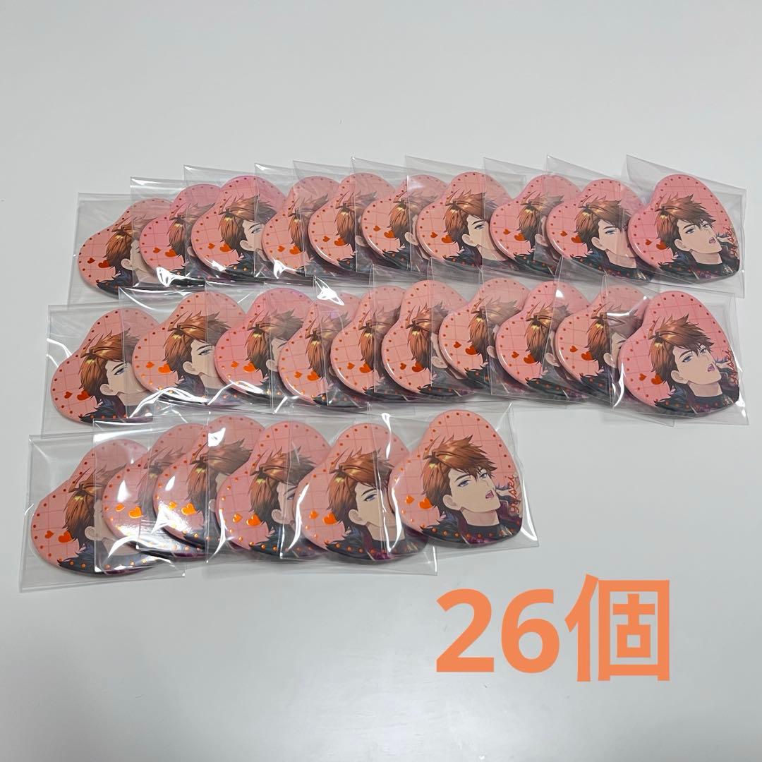 北見遊征 ハート缶バッジ