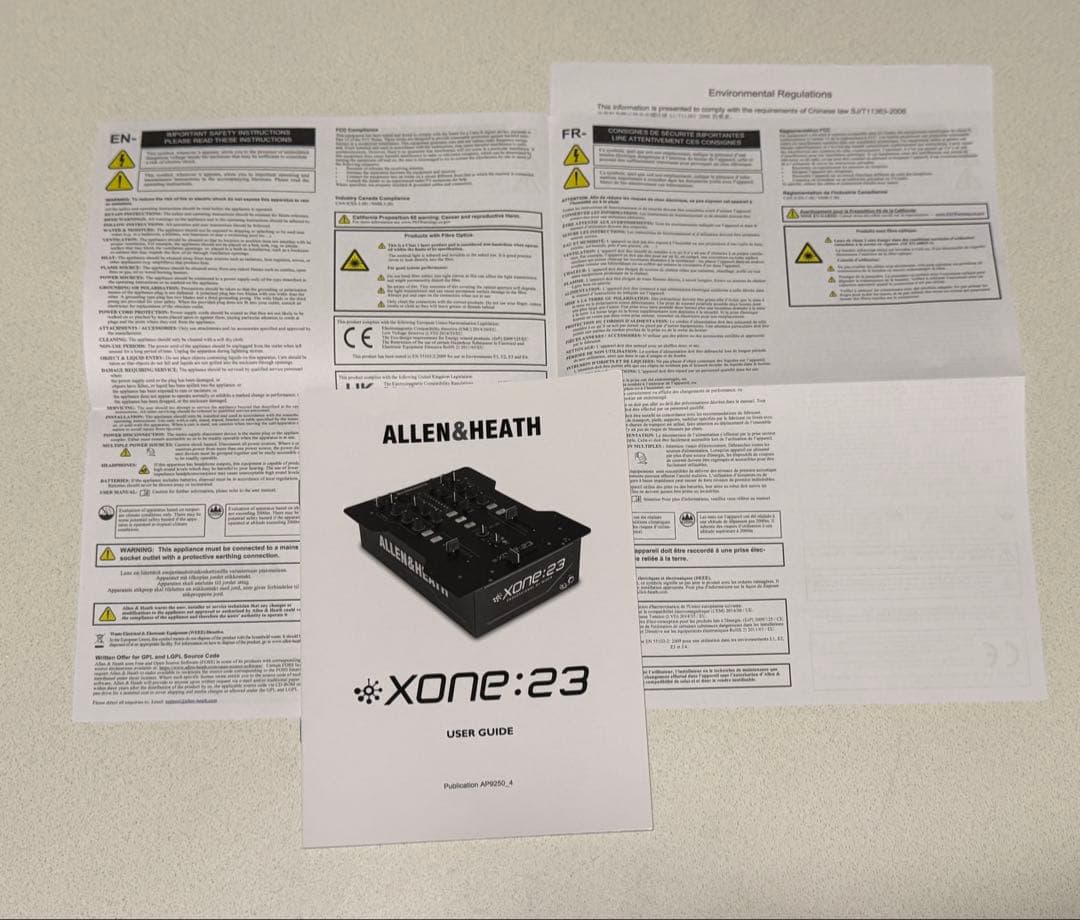 ALLEN&HEATH XONE:23 ミキサー　入手難　ピュアオーディオ使用