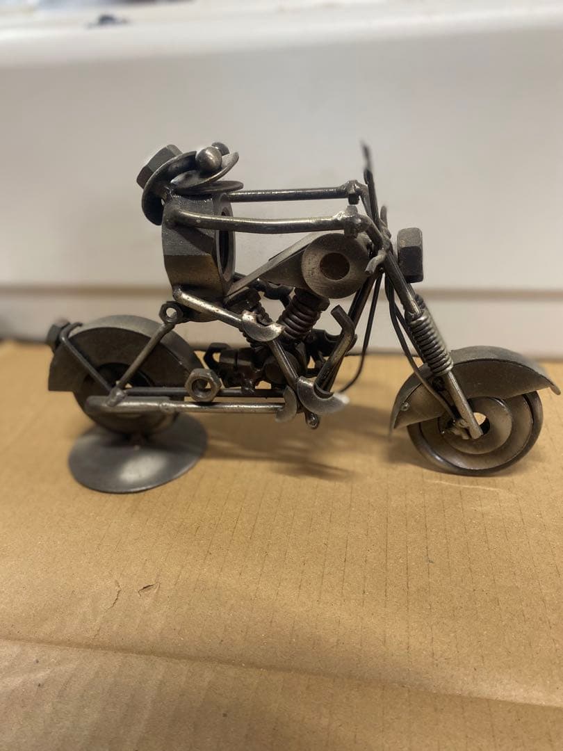 金属製バイクミニチュアアート3点セット