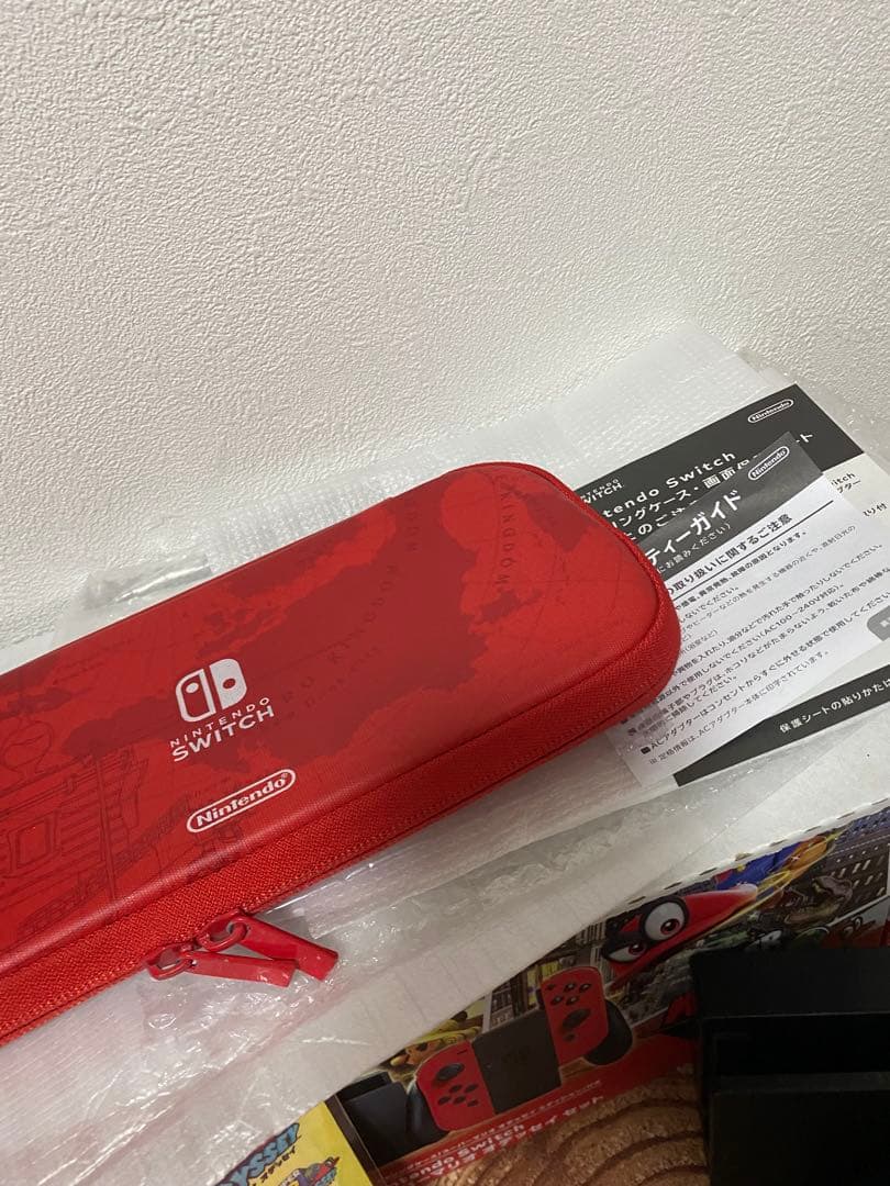 Nintendo Switch ニンテンドースイッチ本体　マリオカラーソフト付き