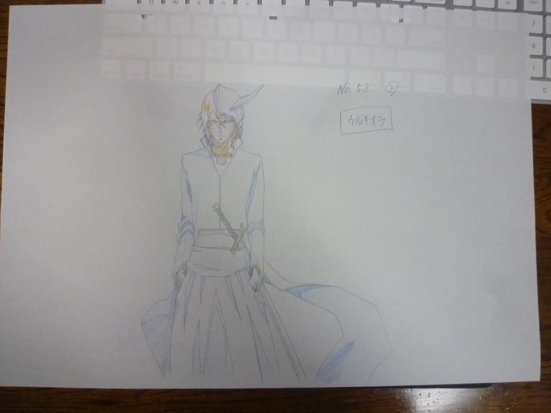 ウルキオラ　Bleach ブリーチ　版権原画　久保帯人　セル画
