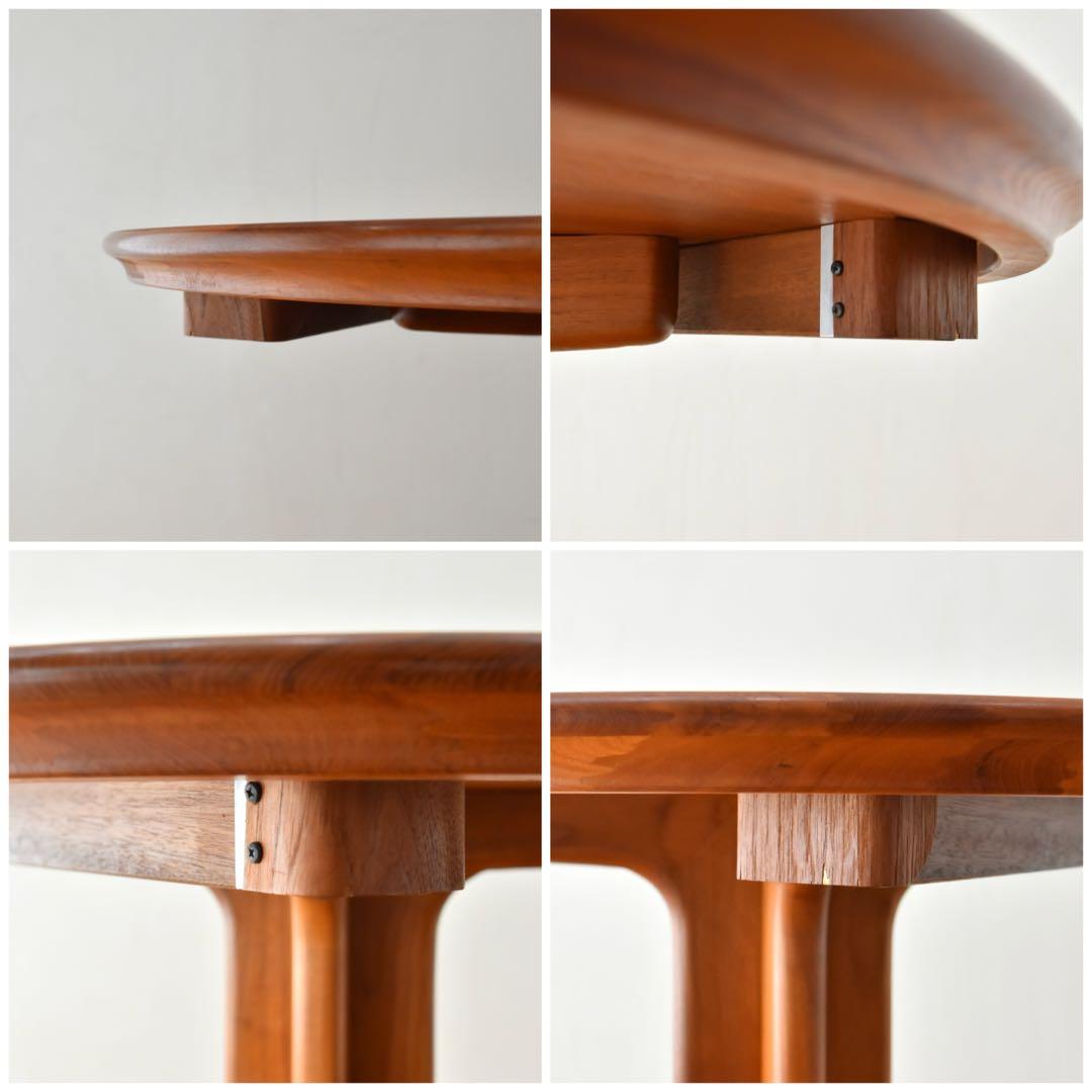 D-SCAN エクステンションテーブル　丸テーブル　チーク