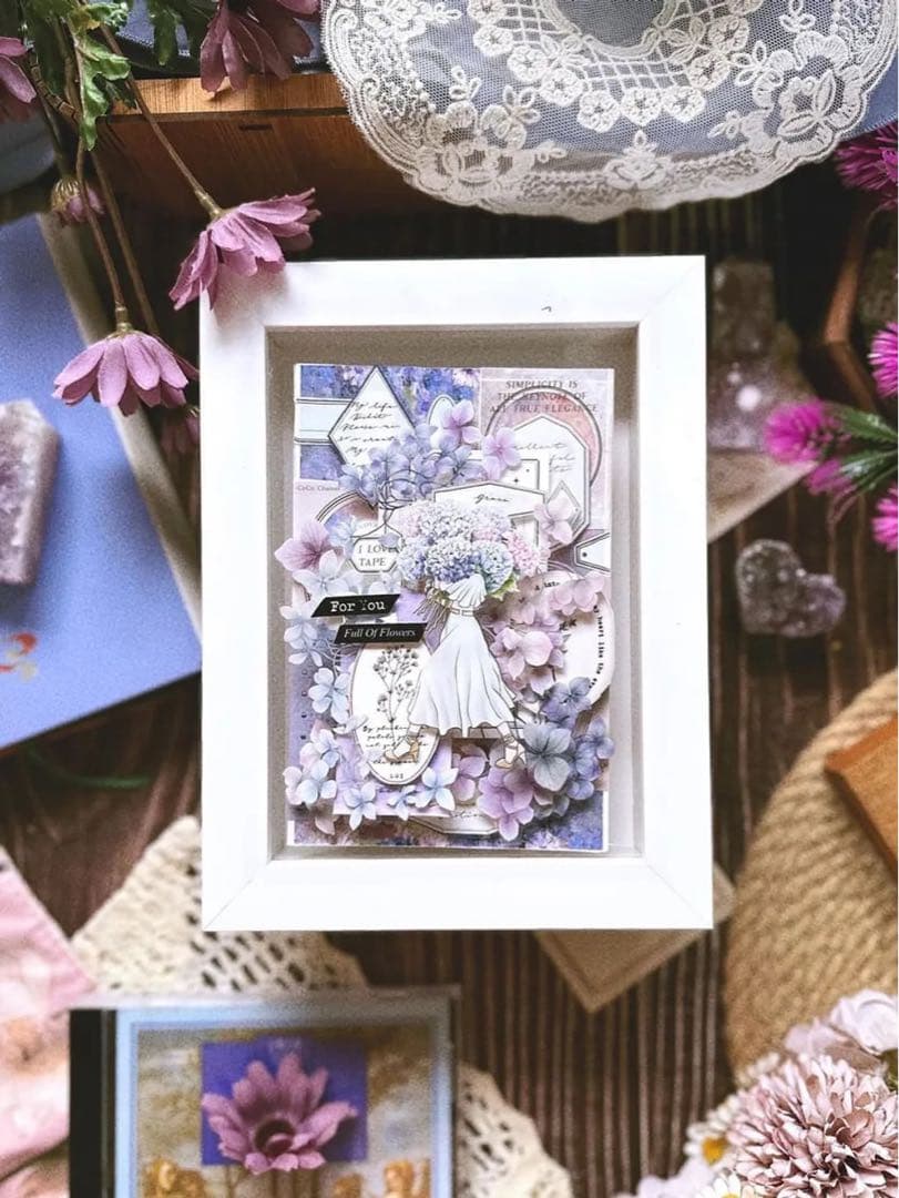 ⭐️SALE⭐️loidesign《詠花》海外マスキングテープ　マステ 【1713】