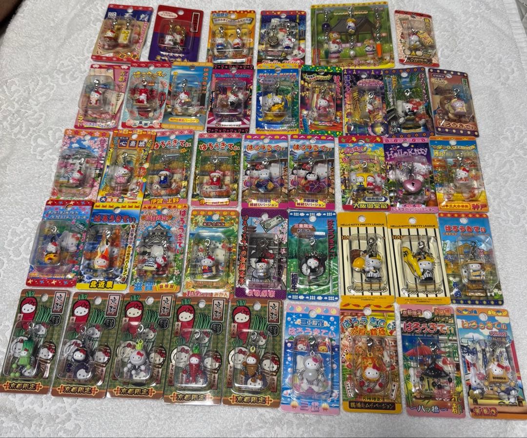 ご当地ハローキティ キーホルダー ファスナーマスコット 42個セット 近畿地方3
