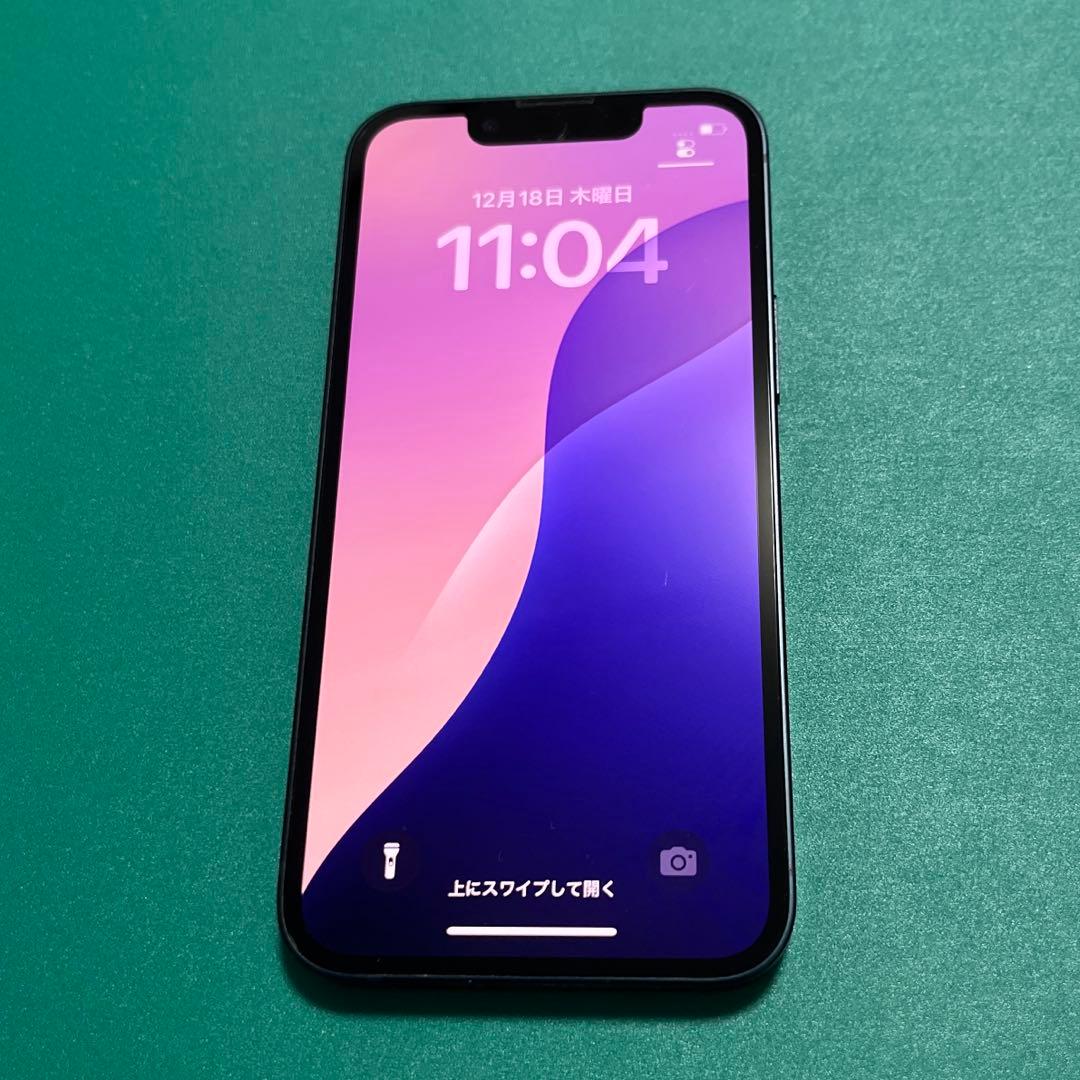 【中古】iPhone 13 mini ブラック 128 15