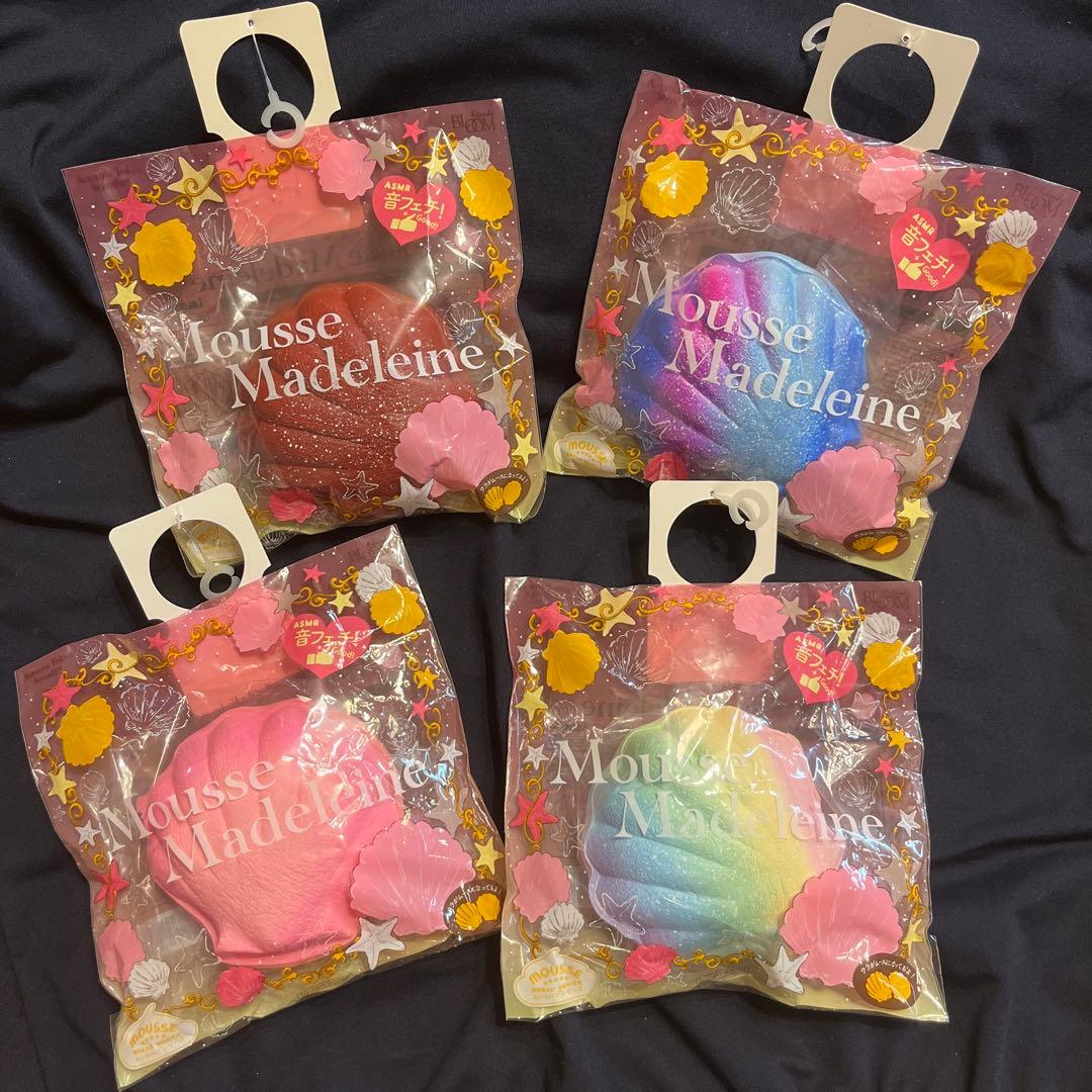 ブルーム　ムースマドレーヌ　スクイーズ4種